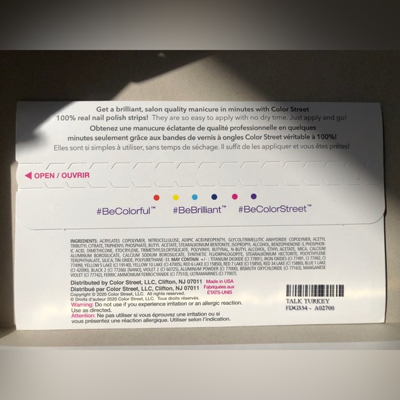 Color Street 𝐓𝐀𝐋𝐊 𝐓𝐔𝐑𝐊𝐄𝐘 (retired) - Picture 2 of 2